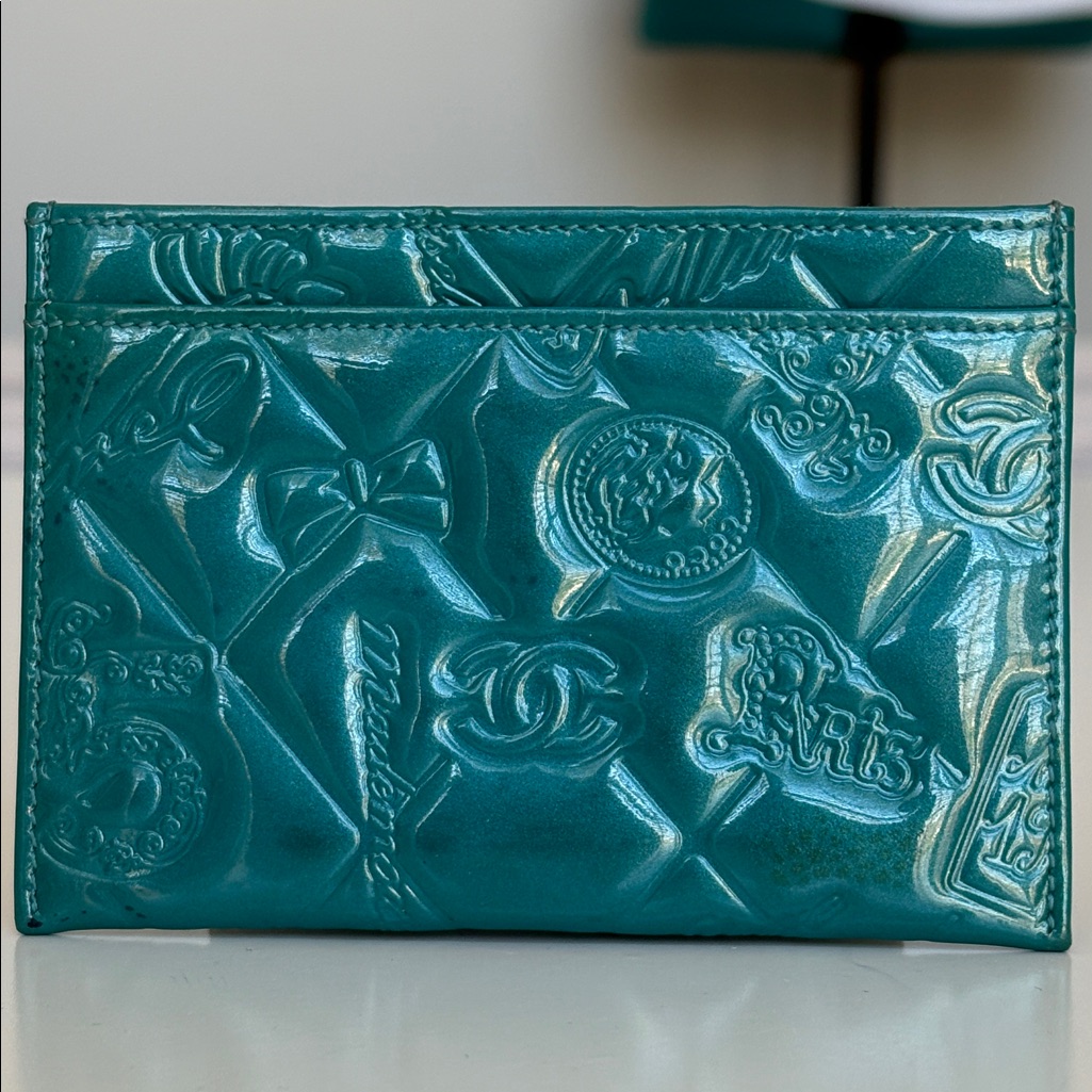 Chanel Vintage Embossed Card Holder